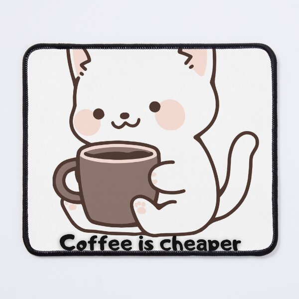 Item preview, Coffee Lover Cat ☕? | Cute Cat Reel designed and sold by Cool Tee World .