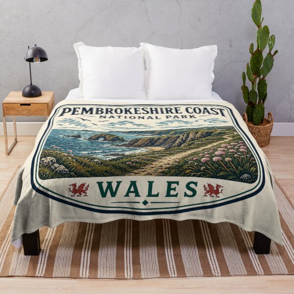 Item preview, Pembrokeshire Coast National Park - Wales designed and sold by GoodOldVintage.