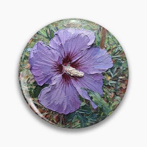 Item preview, Purple Hibiscus Flower in Nature designed and sold by SofiaByCruti.
