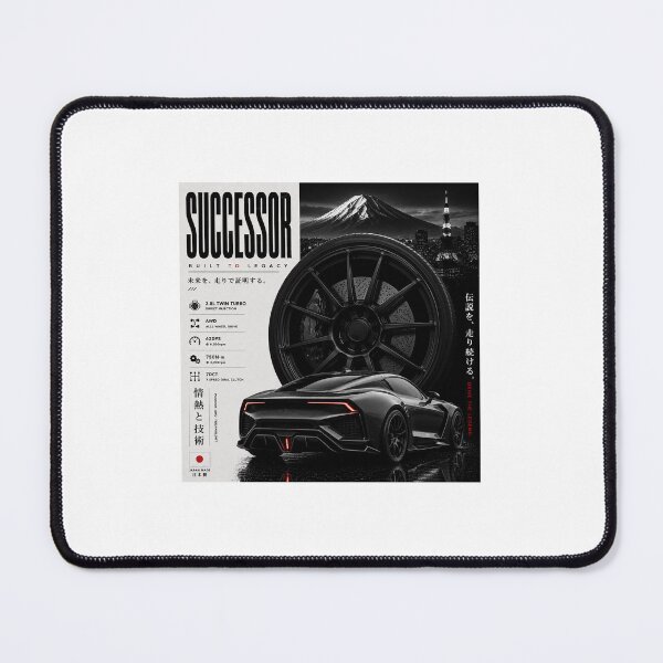 Item preview, Successor Built to Legacy | Original Sports Car Stickers designed and sold by MidnightPistons.