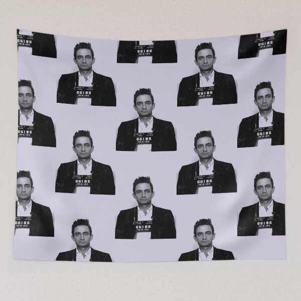Item preview, Young Johnny Cash Arrested designed and sold by shopnojams.