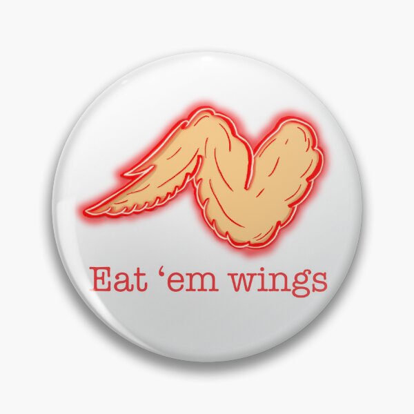 Item preview, Eat them wings - hot wings designed and sold by Jennavbeestudio.