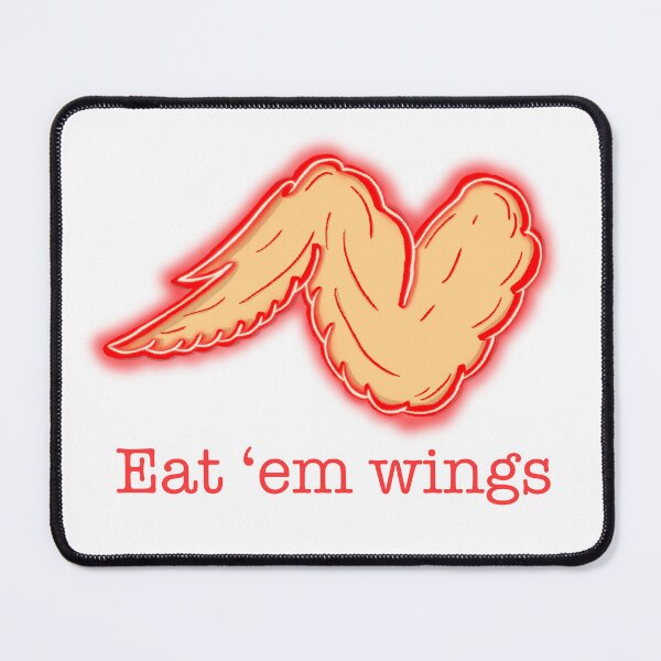 Item preview, Eat them wings - hot wings designed and sold by Jennavbeestudio.