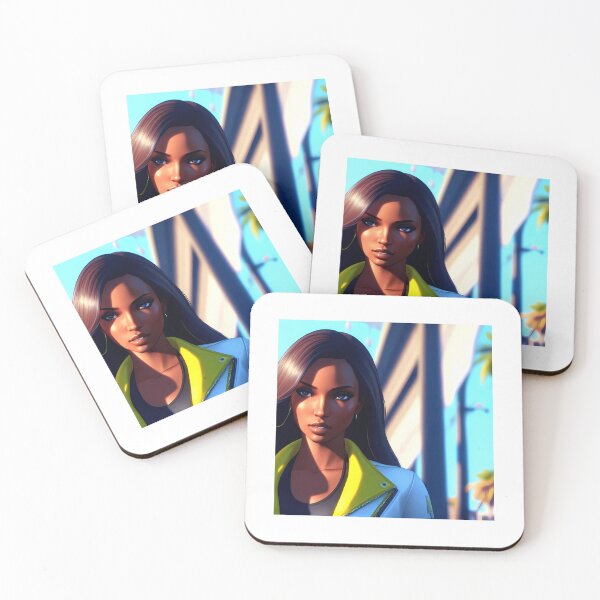 Item preview, Jasmine Tookes Sunny Cartoon (Ai Art) designed and sold by villasenormarin.