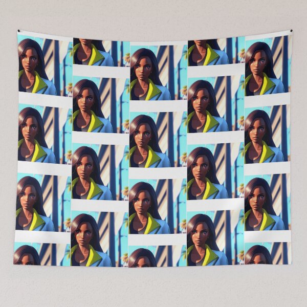 Item preview, Jasmine Tookes Sunny Cartoon (Ai Art) designed and sold by villasenormarin.
