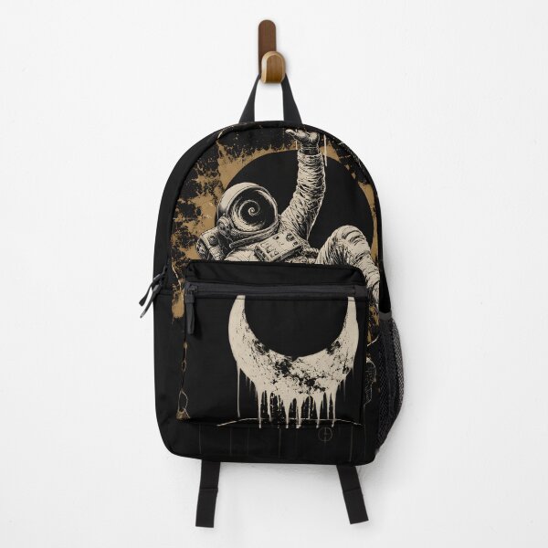 Item preview, Lost Astronaut - Surreal artwork about a space explorer in cosmic darkness designed and sold by alekachi.