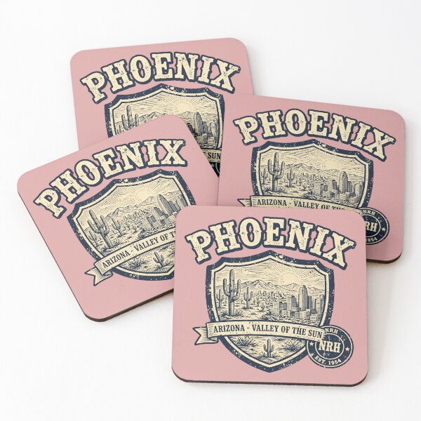 Item preview, Phoenix Arizona Valley of the Sun Vintage Shield designed and sold by Normandy Road Heritage.