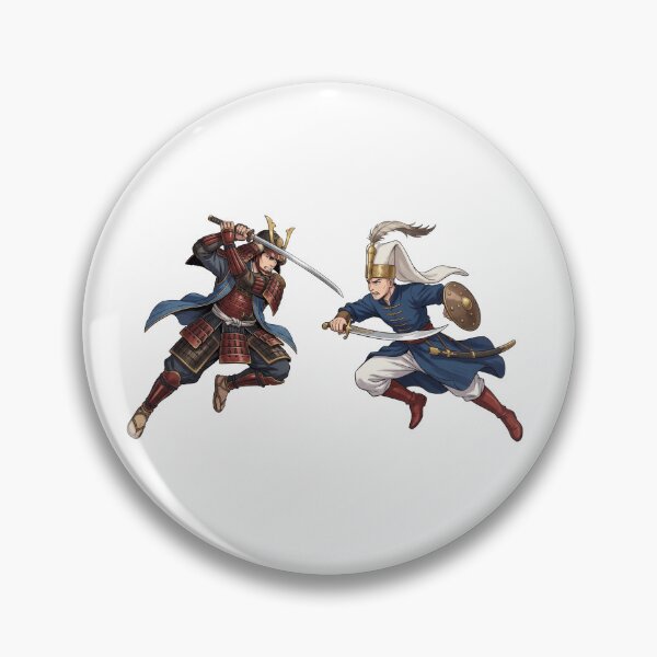 Item preview, Samurai vs Ottoman Janissary - Anime Warrior Battle designed and sold by TontikDesign.