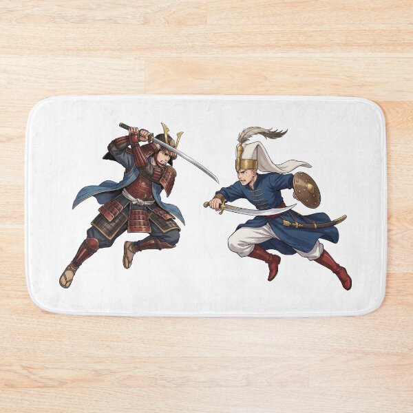 Item preview, Samurai vs Ottoman Janissary - Anime Warrior Battle designed and sold by TontikDesign.