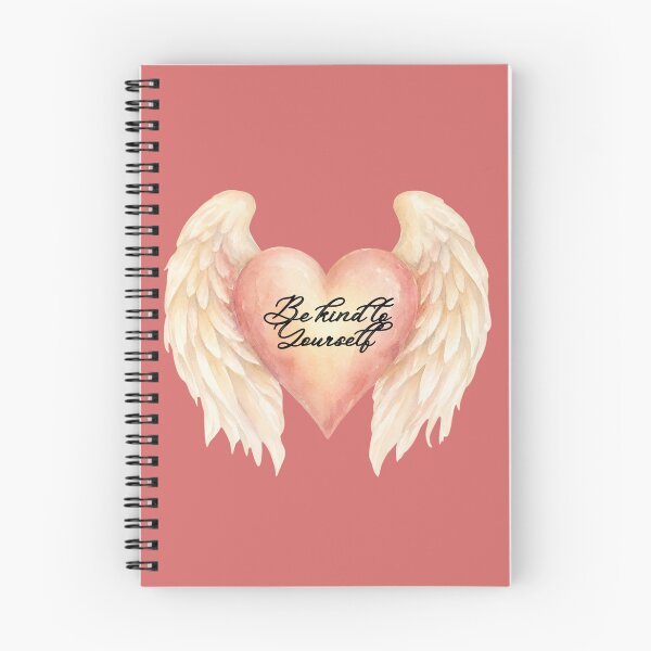 Item preview, Be Kind To Yourself Angel Wings Heart Quote Aesthetic designed and sold by NikBrin Prevail .