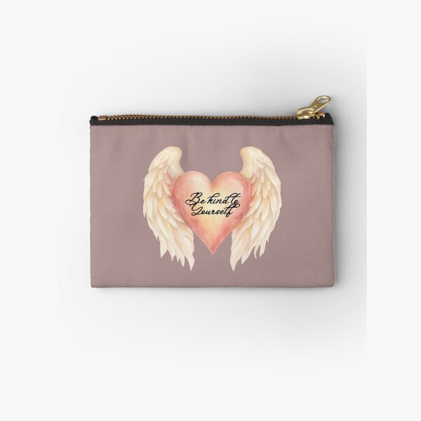 Item preview, Be Kind To Yourself Angel Wings Heart Quote Aesthetic designed and sold by NikBrin Prevail .