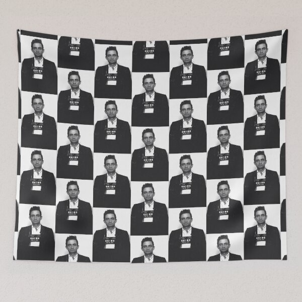 Item preview, Young Johnny Cash Arrested designed and sold by shopnojams.