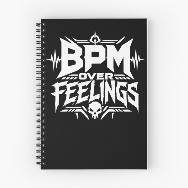 Item preview, BPM Over Feelings – Techno Rave Statement designed and sold by FeverVoid.