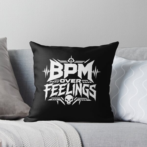 Item preview, BPM Over Feelings – Techno Rave Statement designed and sold by FeverVoid.