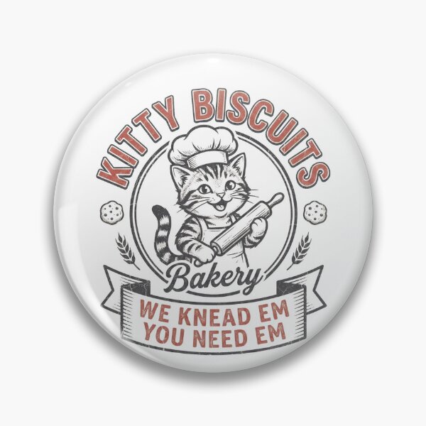 Item preview, Funny Vintage Chef Cat Kitty Biscuits Bakery designed and sold by HometownCozyCo.
