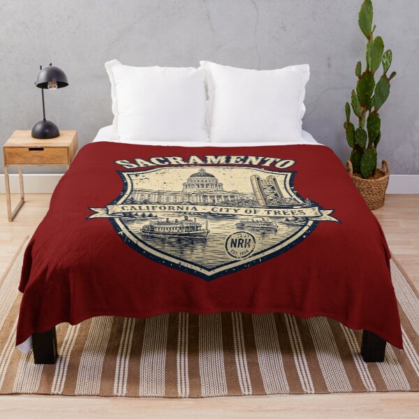 Item preview, Sacramento California City of Trees Vintage Shield designed and sold by Normandy Road Heritage.