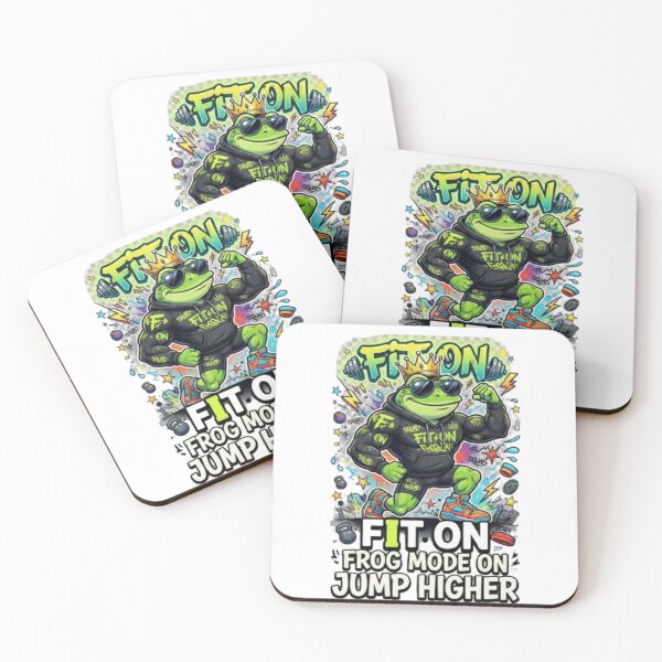 Item preview, FIT ON Frog Fitness King – Funny Strong Frog Gym Streetwear T-Shirt designed and sold by Fit On.