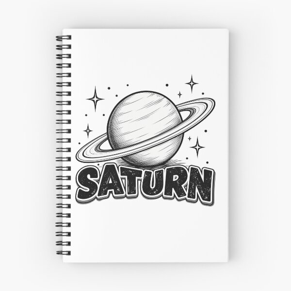 Item preview, THREADVYN – Saturn Vintage Space Planet Graphic designed and sold by ThreadVyn.