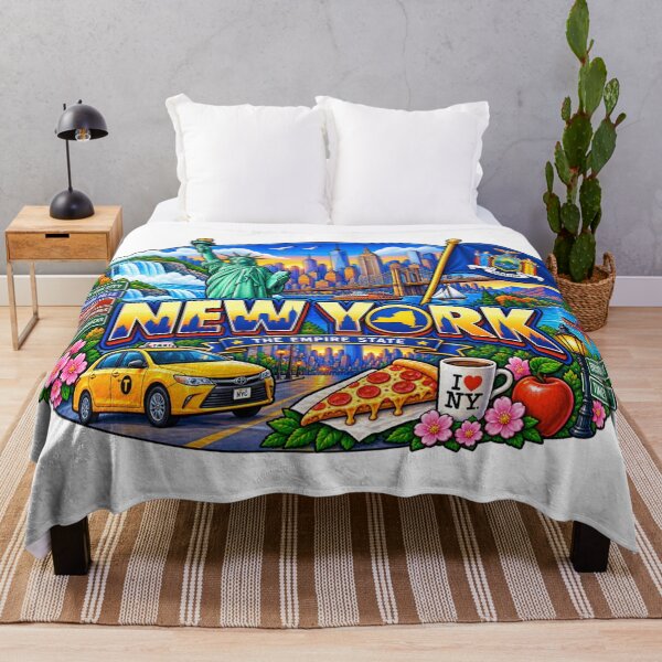 Item preview, New York Empire State Travel Doodle designed and sold by Awarrie.