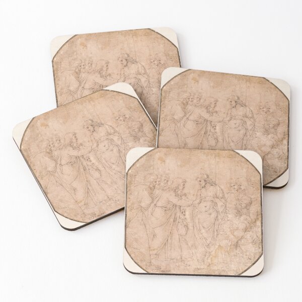 Item preview, The Doubting Thomas Renaissance Drawing designed and sold by artofuniverse.