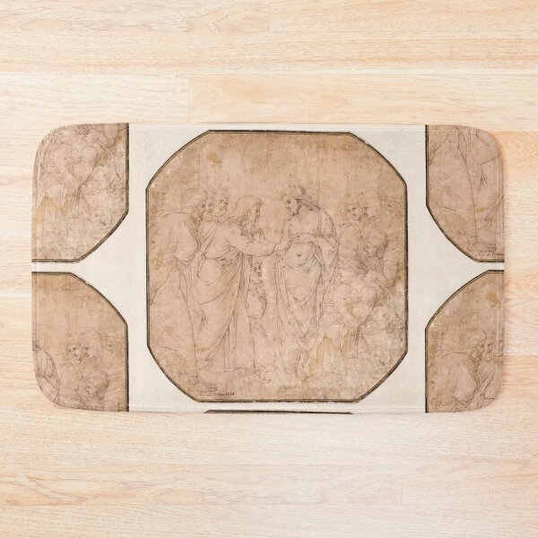 Item preview, The Doubting Thomas Renaissance Drawing designed and sold by artofuniverse.