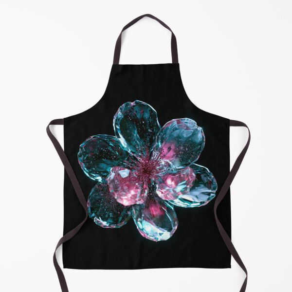 Item preview, Crystal Cherry Blossom Teal Pink Neon Glow designed and sold by FrostyFrisby.