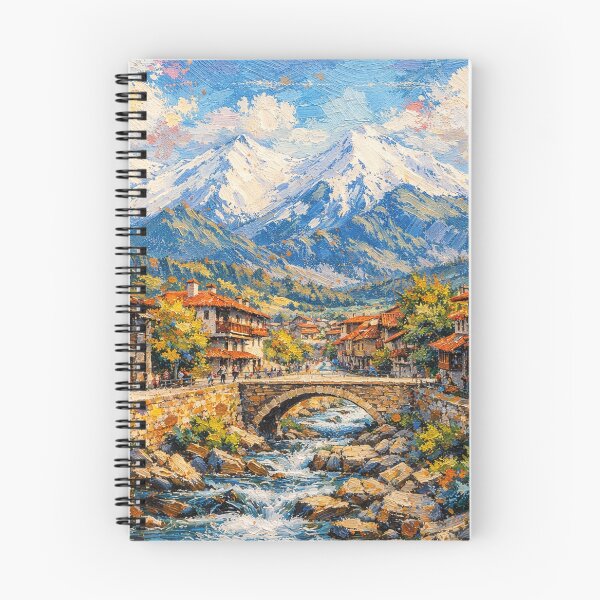 Item preview, A painting of Bansko, Bulgaria – A Beautiful City in Europe. designed and sold by GalleryKauffeld.