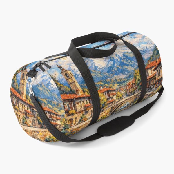 Item preview, A painting of Bansko, Bulgaria – A Beautiful City in Europe. designed and sold by GalleryKauffeld.