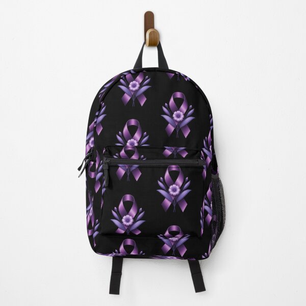 Item preview, Purple Ribbon Floral Awareness designed and sold by jkrphoto.