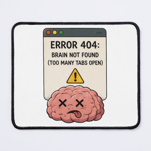 Item preview, My Brain Has Too Many Tabs Open designed and sold by francous03.