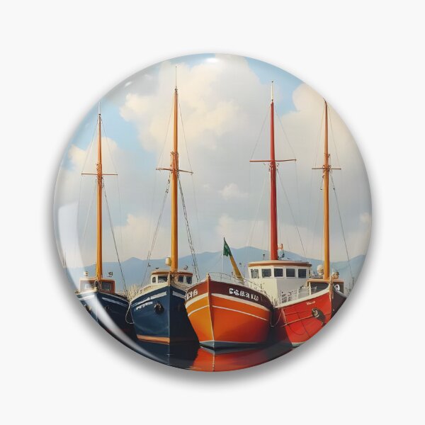 Item preview, A painting of a harbour.  designed and sold by oldMastersofart.