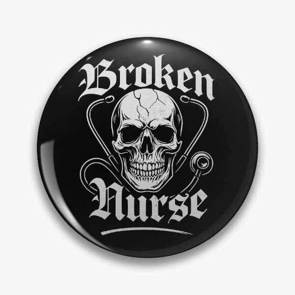 Item preview, Broken Nurse Skull – Dark Humor for Nurses designed and sold by FeverVoid.