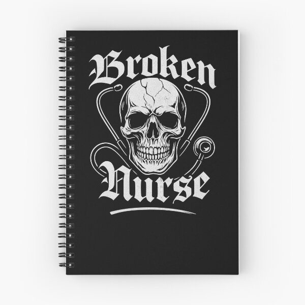 Item preview, Broken Nurse Skull – Dark Humor for Nurses designed and sold by FeverVoid.