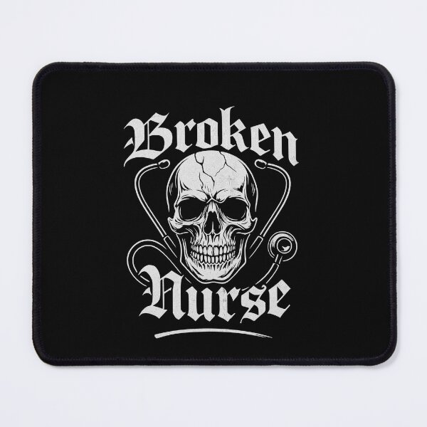 Item preview, Broken Nurse Skull – Dark Humor for Nurses designed and sold by FeverVoid.