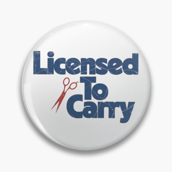 Item preview, Licensed to Carry – Funny Hairstylist Hairdresser Salon designed and sold by roartusa.