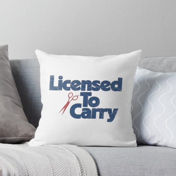 Item preview, Licensed to Carry – Funny Hairstylist Hairdresser Salon designed and sold by roartusa.
