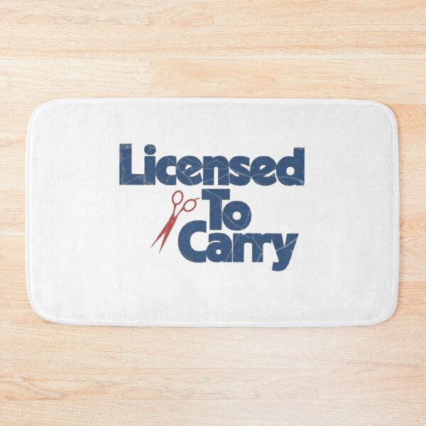 Item preview, Licensed to Carry – Funny Hairstylist Hairdresser Salon designed and sold by roartusa.