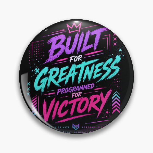Item preview, Built for Greatness Victory Motivation designed and sold by LegendCourt.