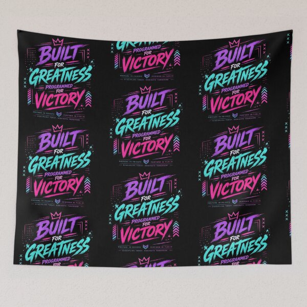 Item preview, Built for Greatness Victory Motivation designed and sold by LegendCourt.