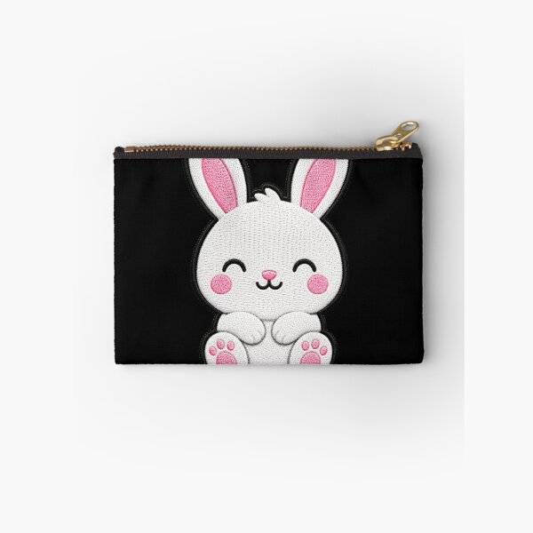 Item preview, Cute Bunny Embroidery Patch Illustration designed and sold by ColorSplash123.