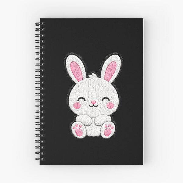 Item preview, Cute Bunny Embroidery Patch Illustration designed and sold by ColorSplash123.