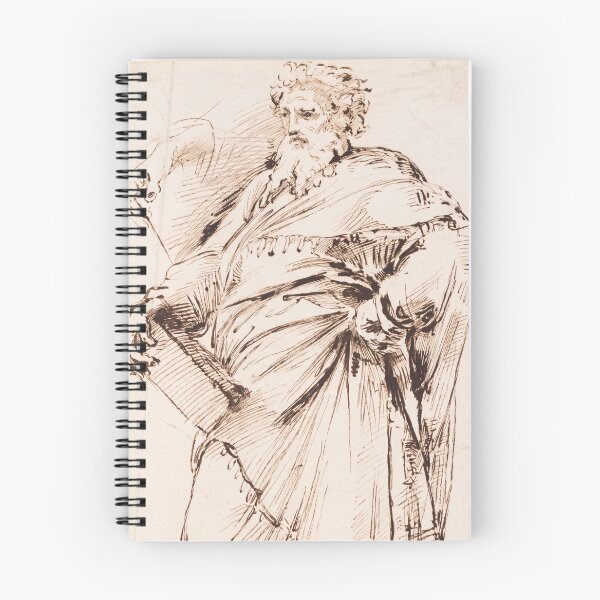 Item preview, Standing Bearded Philosopher Ink Study designed and sold by artofuniverse.