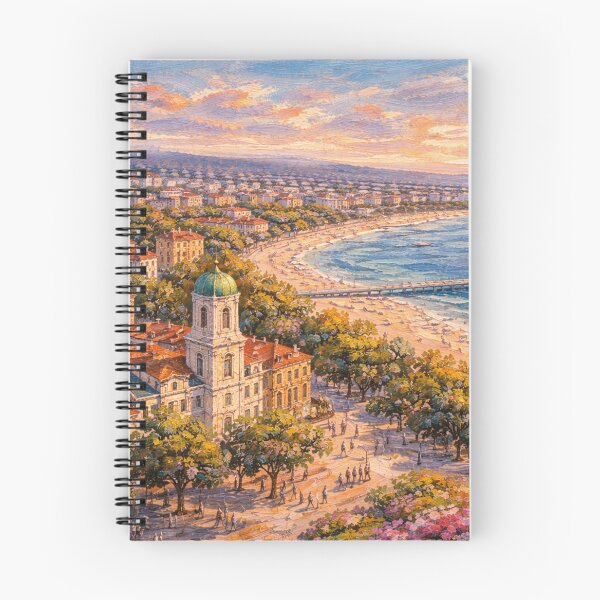 Item preview, A painting of Burgas, Bulgaria – A Beautiful City in Europe. designed and sold by GalleryKauffeld.