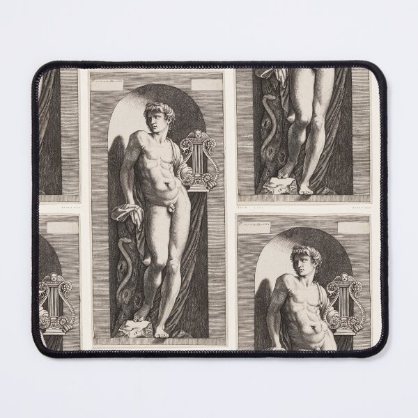 Item preview, Nude Apollo with Lyre in Niche designed and sold by artofuniverse.