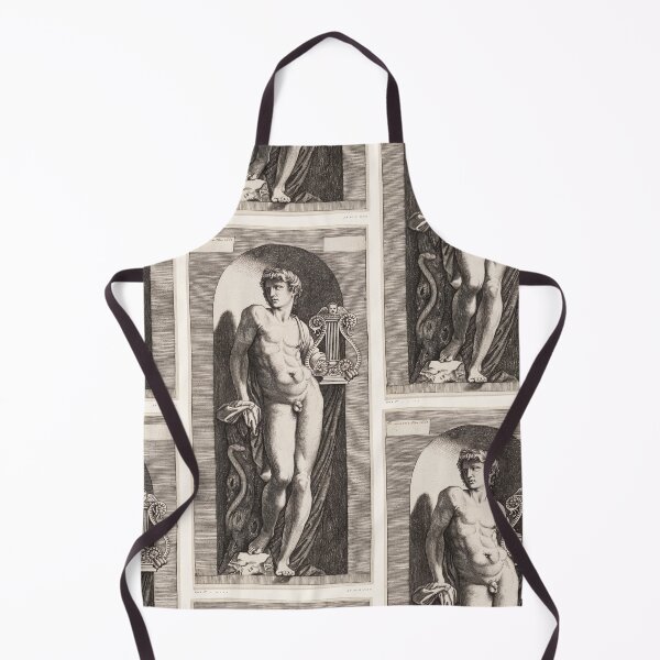 Item preview, Nude Apollo with Lyre in Niche designed and sold by artofuniverse.
