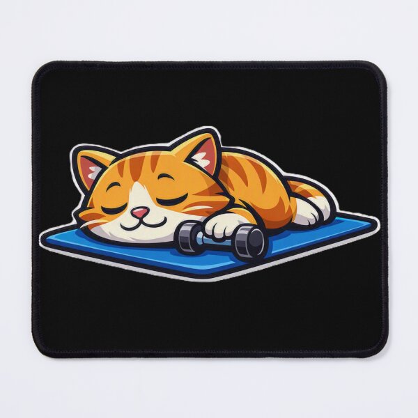 Item preview, My Trainer Says I Have Potential For Napping Funny Cat – Sarcastic Gym Cat Lover Design designed and sold by AYACHI90.