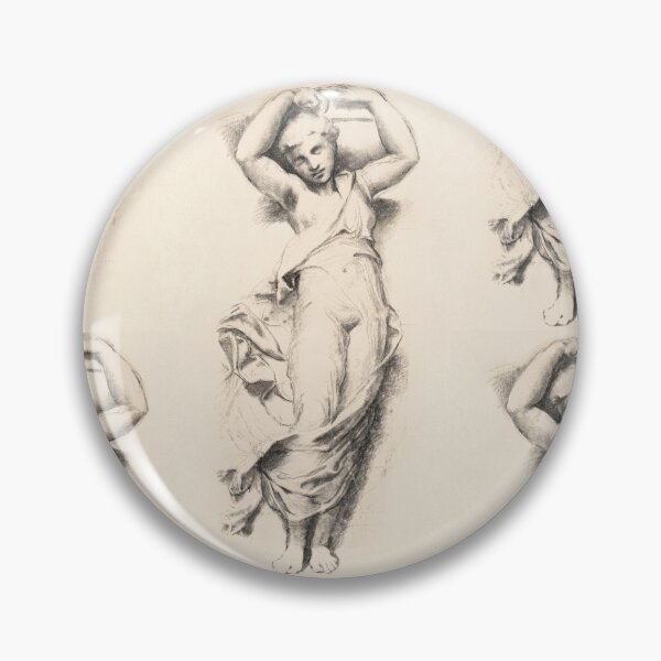 Item preview, Draped Classical Female Figure Study designed and sold by artofuniverse.