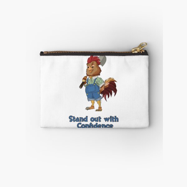 Item preview, Retro Rooster Farmer Cartoon "Stand Out with Confidence designed and sold by retrotoonz.