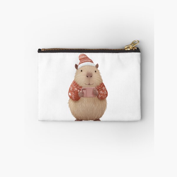 Item preview, Cozy Capybara Drinking Hot Cocoa designed and sold by Hakubiya.