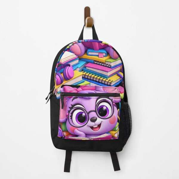 Item preview, Cute School Mouse with Books and School Supplies designed and sold by Les-Ink-Studio.